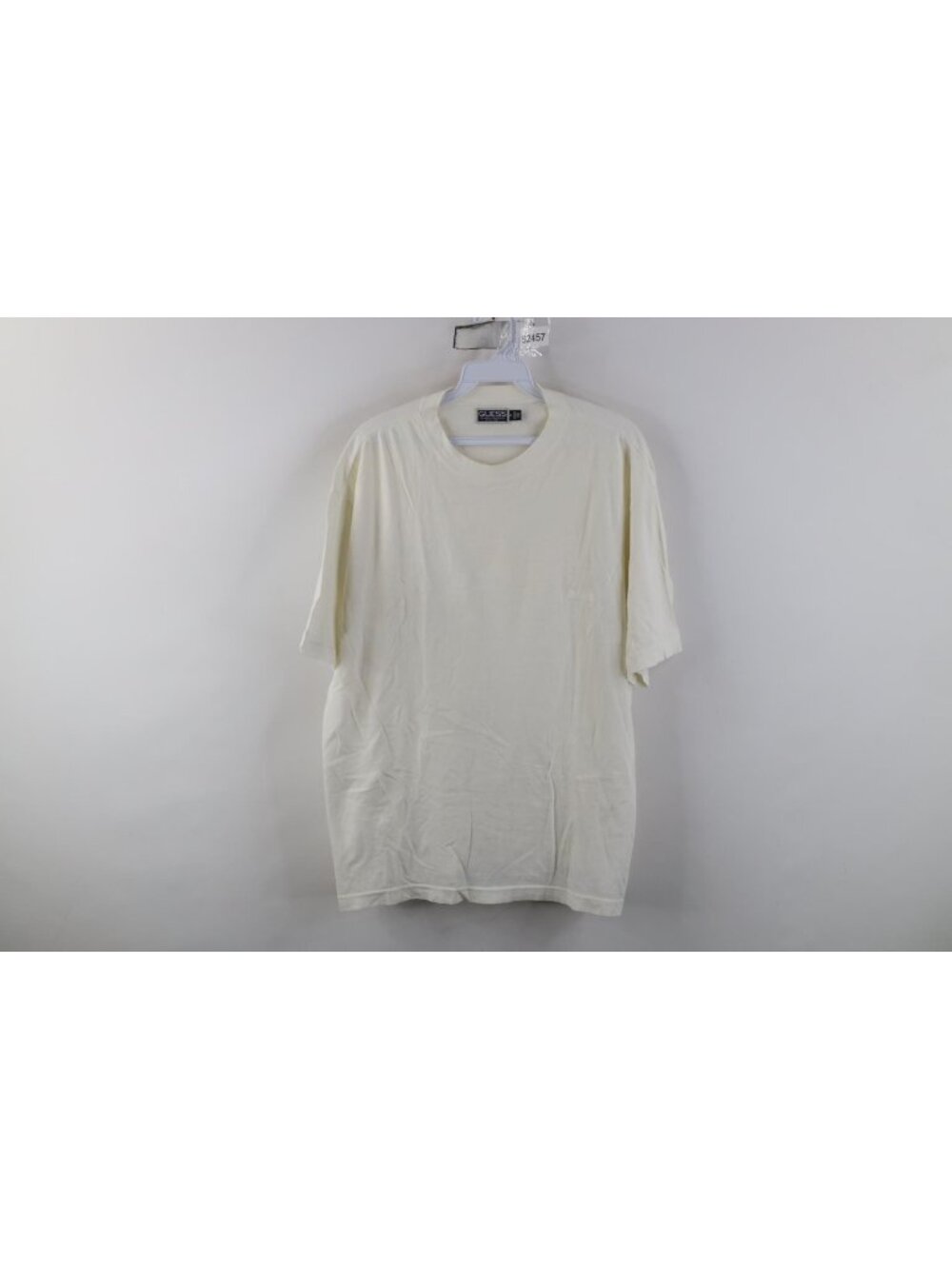 Vintage 90s Guess Mens Size Medium Spell Out Short Sleeve T-Shirt White Cotton